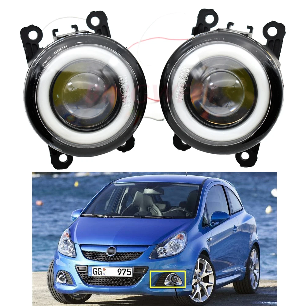 Автомобильные противотуманные фары 1 пара дневные ходовые огни для Opel Corsa D Astra Zafira