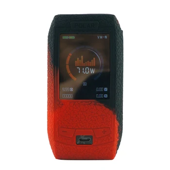 

Texture rubber case for polar 220W Protective mod vape kit silicone skin texture cover shield wrap sleeve