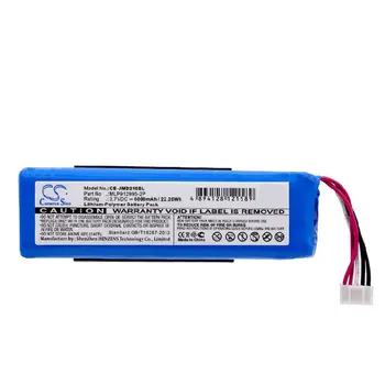 

6000mAh Battery for JBL Charger 2+,Charge 2 plus, Charge 3, MLP912995-2P Battery