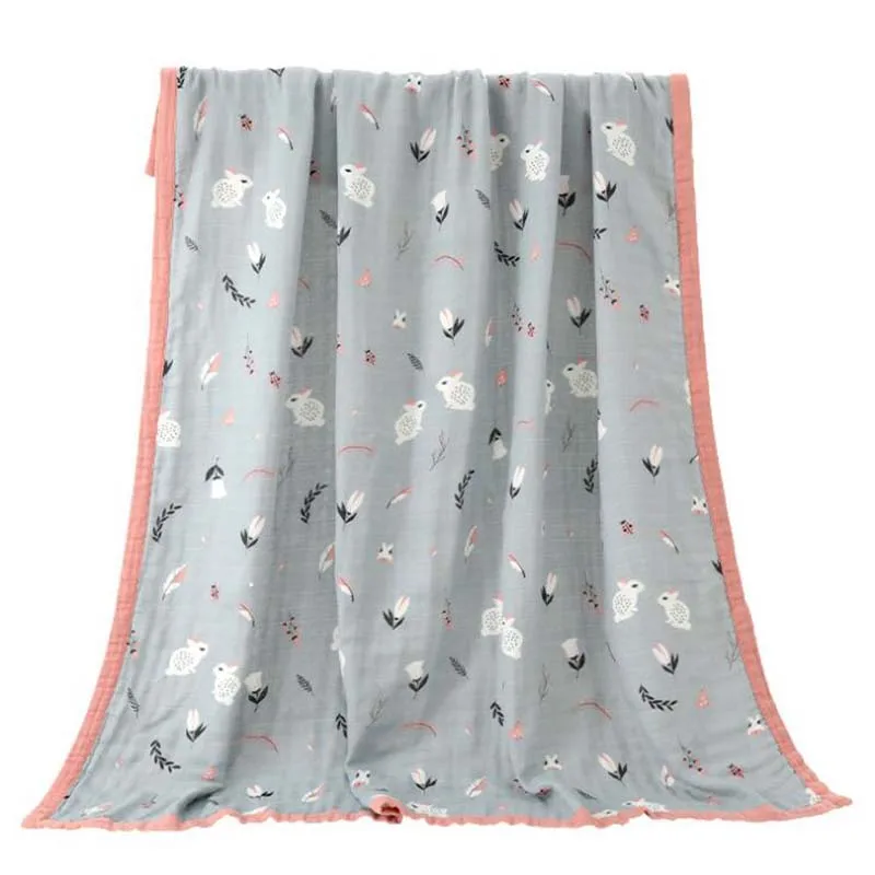 Baby Boy Blanket Bath towel gauze Baby Swaddle blanket newborn Swaddling baby sleeping wrap Summer BHB005
