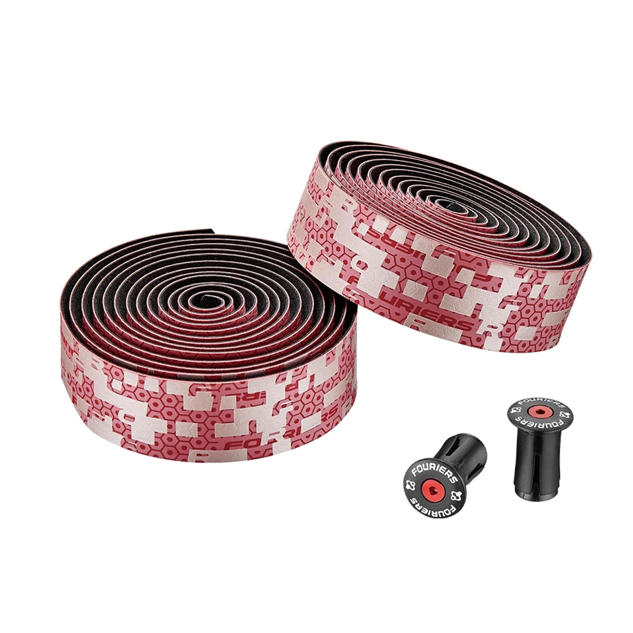 FOURIERS Metallic Color Bicycle Handlebar Tape Advanced Bar Tape Road Bike Gel Bar Cycling Wrap Personalized BP-S006