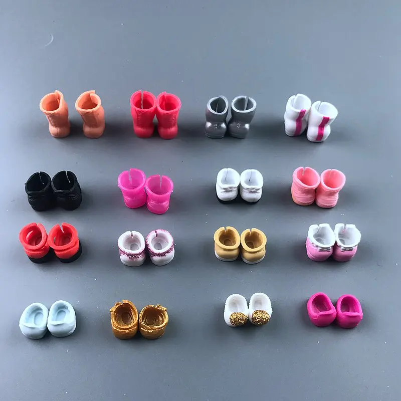 1 Pairs Original Beautiful Doll Shoes For Diy Lol Big Doll Figure Toy