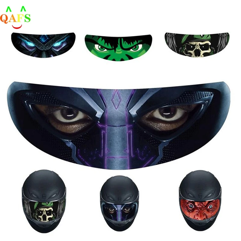 Наклейка на объектив Afneembare Racing Helm декоративная наклейка для мотоцикла Vizier Koele