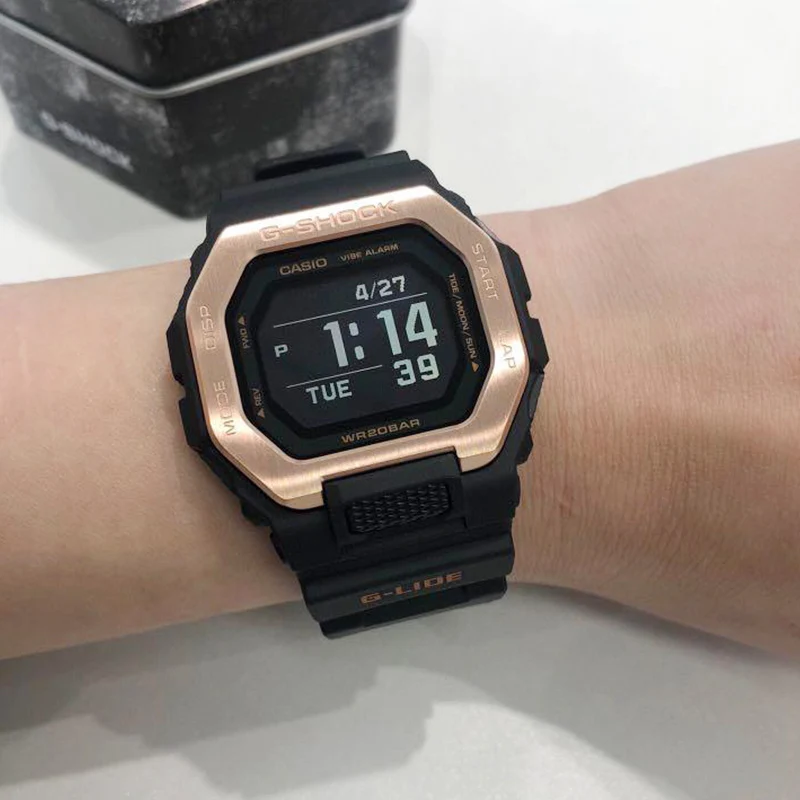 Casio orologio maschio g shock quarzo smart watch grafico maree dati luna  top orologio sportivo estremo con funzione bluetooth orologio maschile  sensore di accelerazione dati sportivi orologio militare GBX 100N  horloge|Quartz Watches| -