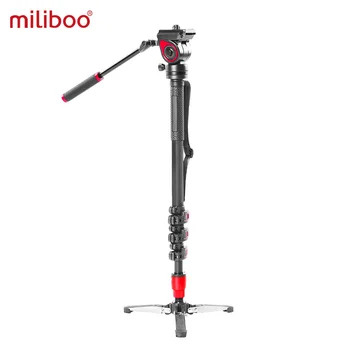 

Miliboo MQB Carbon Fiber Photography Monopod 4kg Load Capacity 144cm Max. Height with Detachable Tripod Base Fluid Head