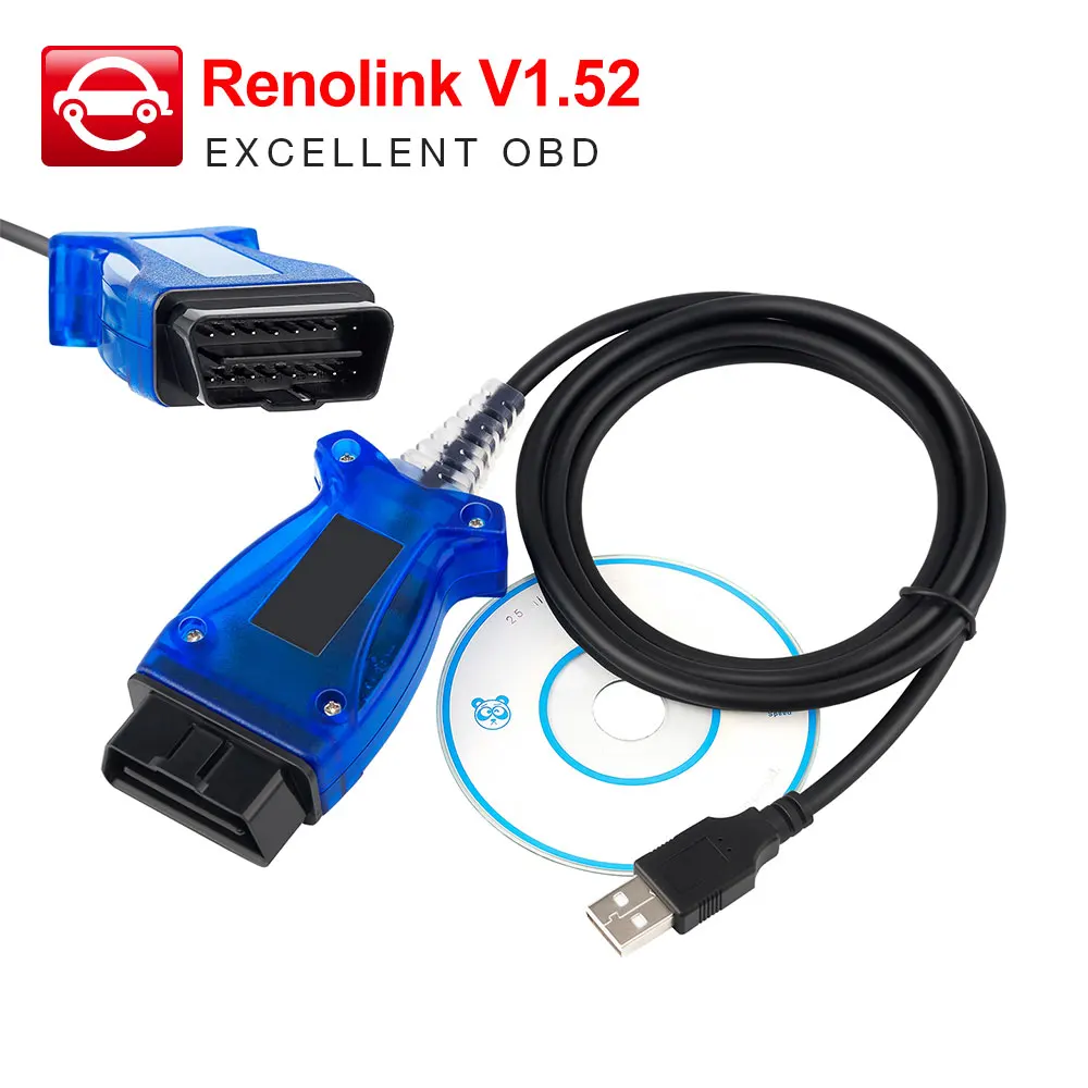 RENOLINK V1.52 ECU программист для Renault Renolink ключ/Подушка безопасности/ECM/UCH/программист