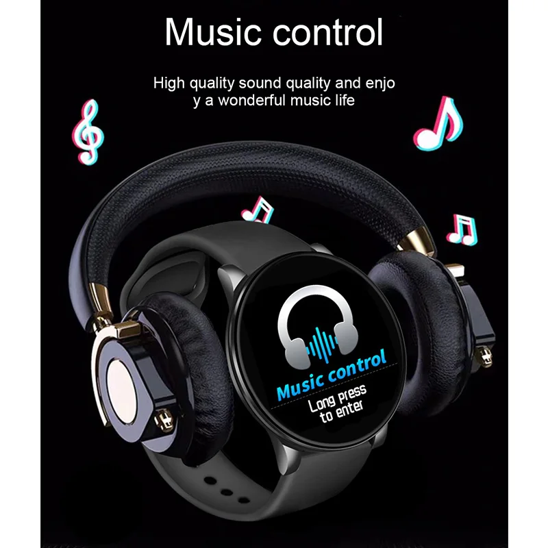 Female Fitness Smart Watch Women Running Reloj Heart Rate Monitor Bluetooth Pedometer Touch Intelli-6