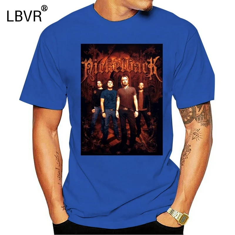 Футболка с короткими рукавами NICKELBACK 2010 Tour черный XL американский тур | Мужская