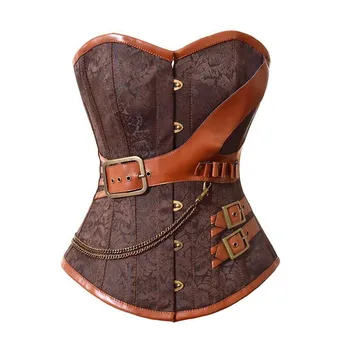 

Anime Women cosplay Steampunk Gothic Renaissance Corset Lace Up boned Bustier Waist Cincher Corsets