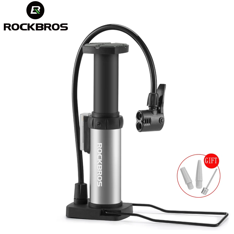 Rockbros Pompa Per Bicicletta Mini Pompa A Mano Portatile Pompa Ad Aria Per Bicicletta Pompa Per Bici Mtb Pompa Per Mountain Bike 100Psi Gonfiatore Pi