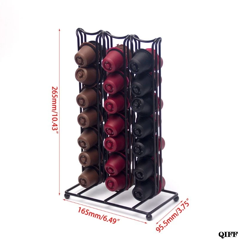 Капсульный держатель Nespresso Кофе Pod держатель стенд 42 шт. капсула кофе дисплей 18NOV24