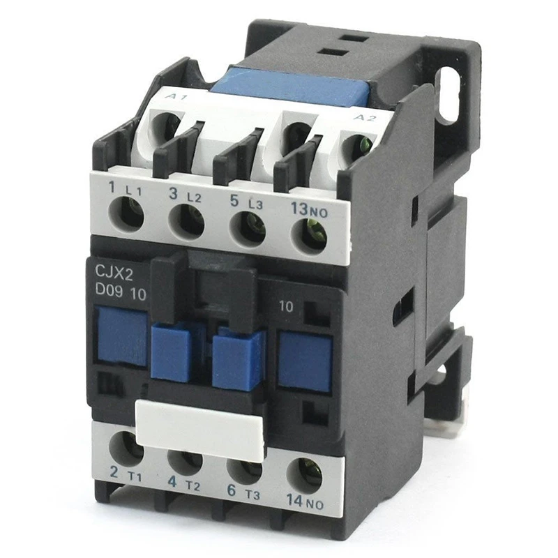 CJX2-0910 AC 220V Coil 35mm DIN Rail Mounting Electric Power Contactor | Инструменты