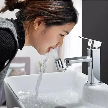 

720 Degrees Universal Splash Filter Faucet Spray Head Anti Splash Filter Faucet Movable Kitchen Tap Water Saving Nozzle Sprayer