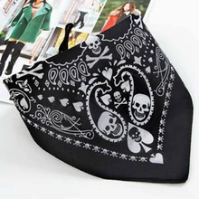 Крутые повязки на голову с черепом/мужской квадратный шарф/хип-хоп платок/платок хип-хоп g-блок хлопок квадратный шарф