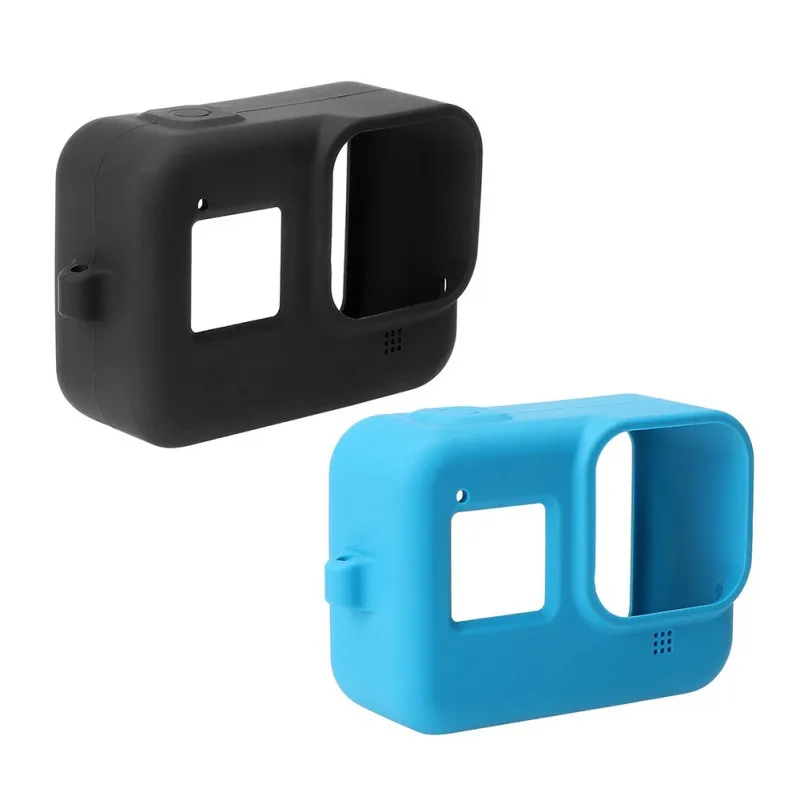 Для GoPro Hero 8 черный мягкий силиконовый Rubb карта памяти 3