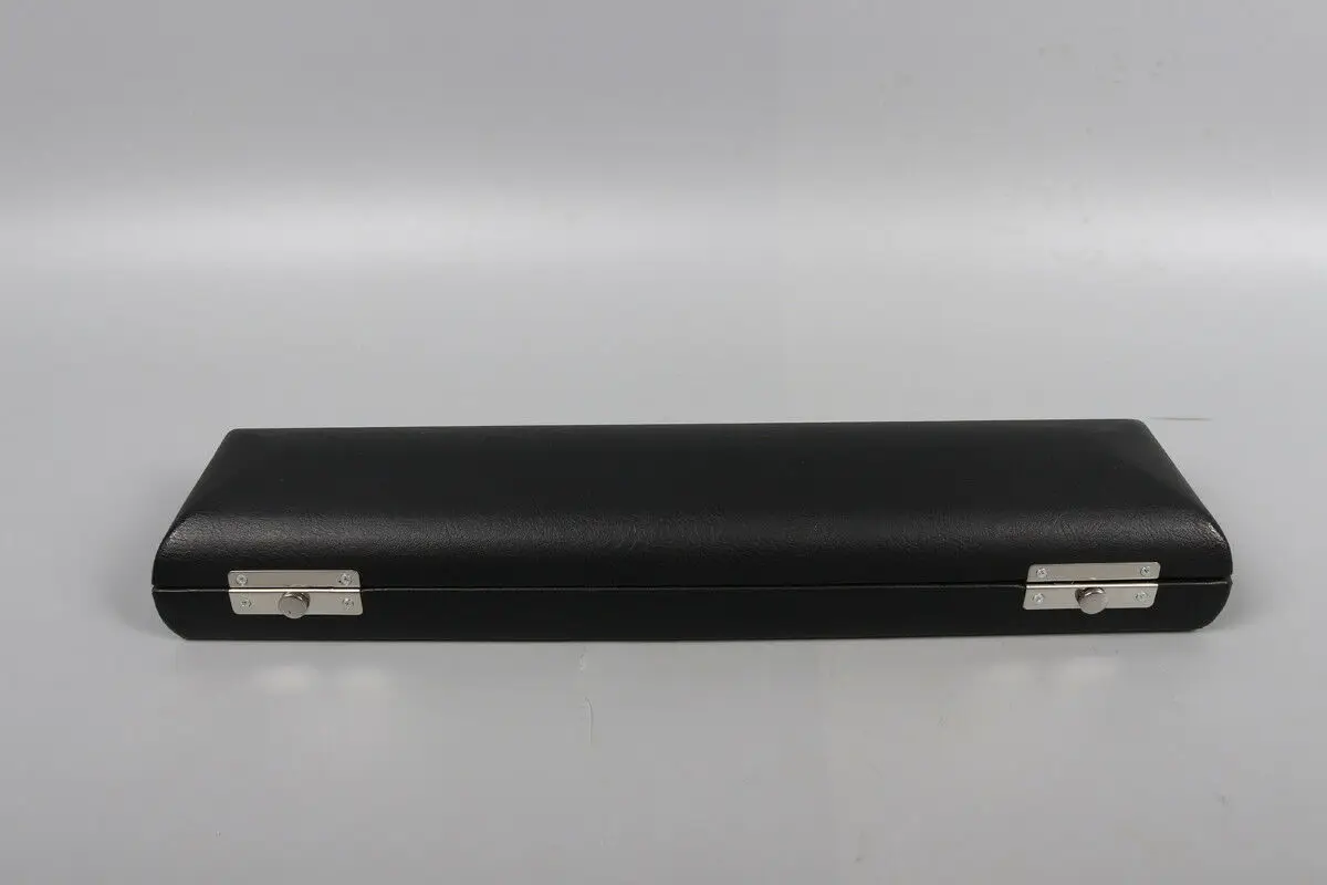 Yinfente 16 Hole Flute Case Hard wood +Leather package case Black Color #4