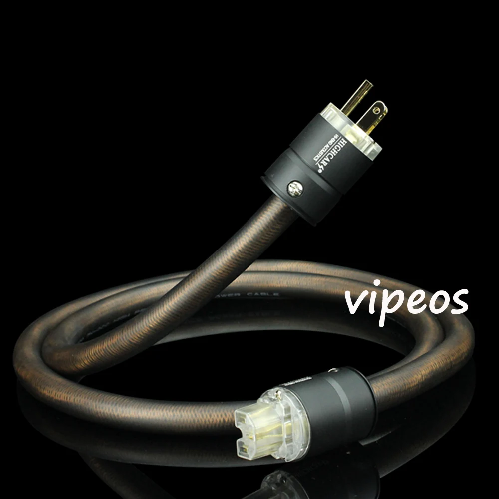 HIGHCARS 10AWG 6N-OCC Oxygen Crystal Copper Power Cable with US 24K Gold Plated Plug for CD Player Amplifier | Электроника
