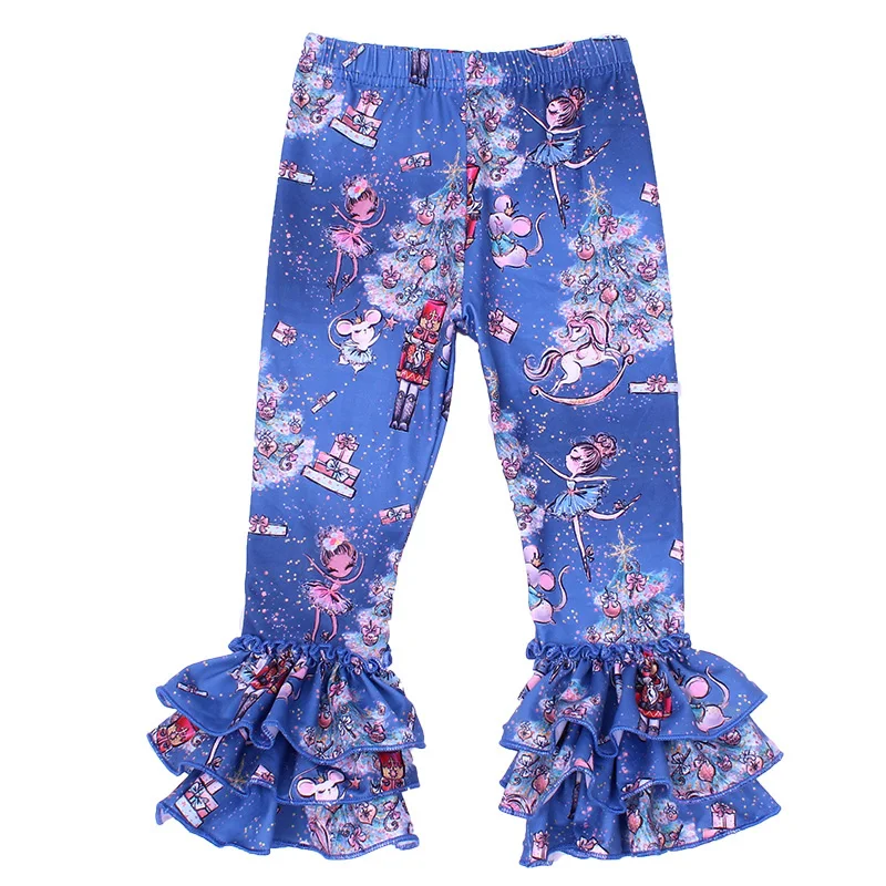 Новые весенне-осенние леггинсы для девочек с изображением животных; Милые штаны с оборками и принтом тигра и жирафа для малышей; леггинсы для девочек; детская одежда - Цвет: 12