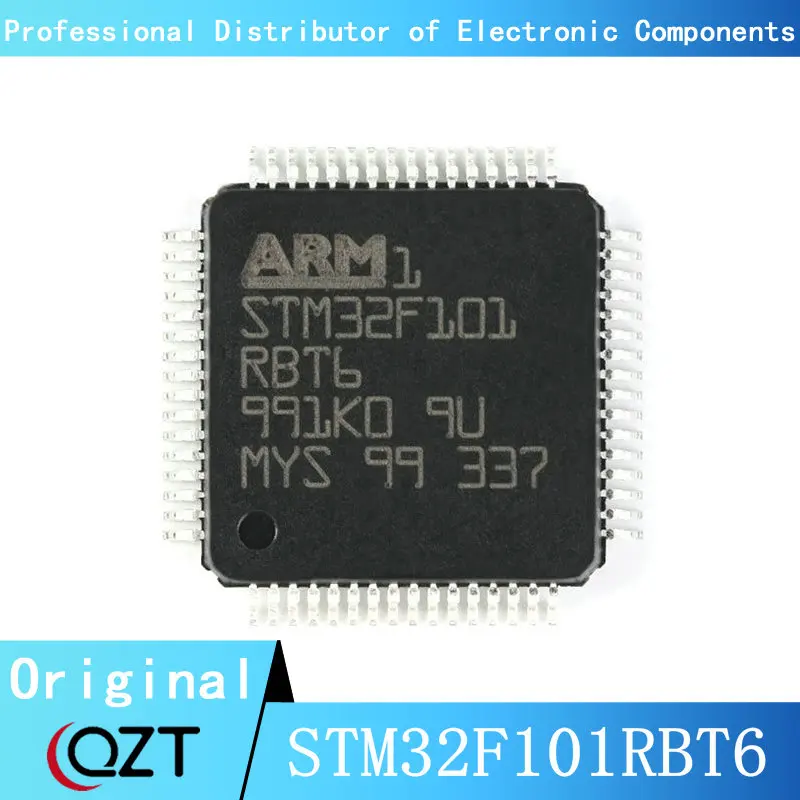 10pcs/lot STM32F101 STM32F101RB STM32F101RBT6 LQFP-64 Microcontroller chip New spot stm32f101zct6 stm32f101zdt6 stm32f101zet6 stm32f101zft6 stm32f101zgt6 stm32f101 stm32f stm ic mcu chip lqfp144