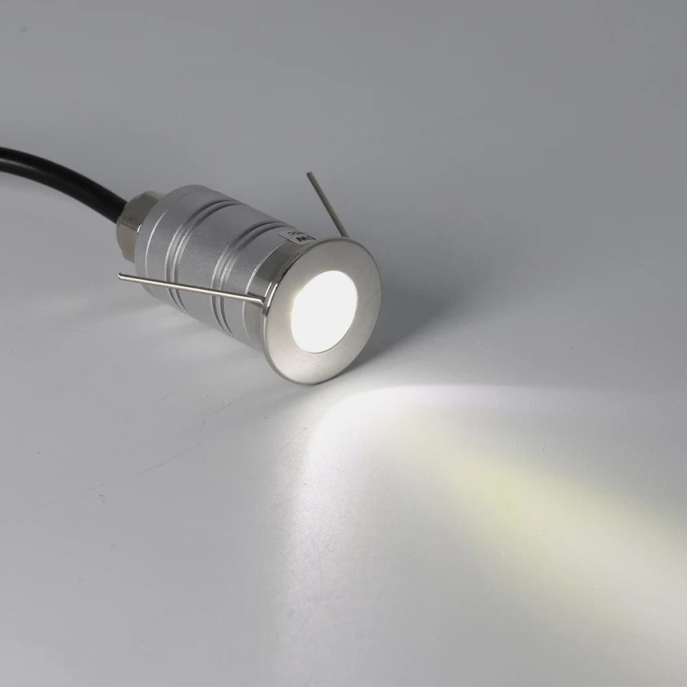1W Led Sotterraneo Luce Terra Giardino Percorso Lampada Da Terra Sotterraneo Per Esterni Lampada Da Giardino Interrata Luce Di Paesaggio Dc12-24V Spot