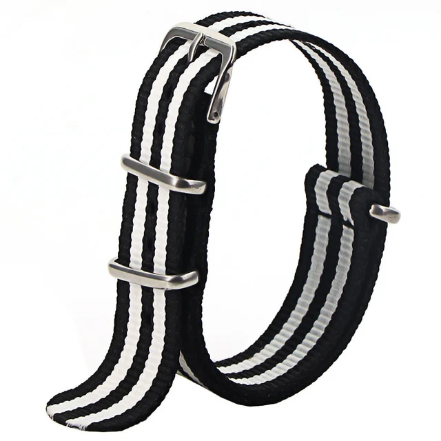 1pcs Nato Strap 18mm 20mm 22mm Nylon Watch Band Waterproof Watch Strap for Nato Army Sport Watch Dropshipping Belt Number 26