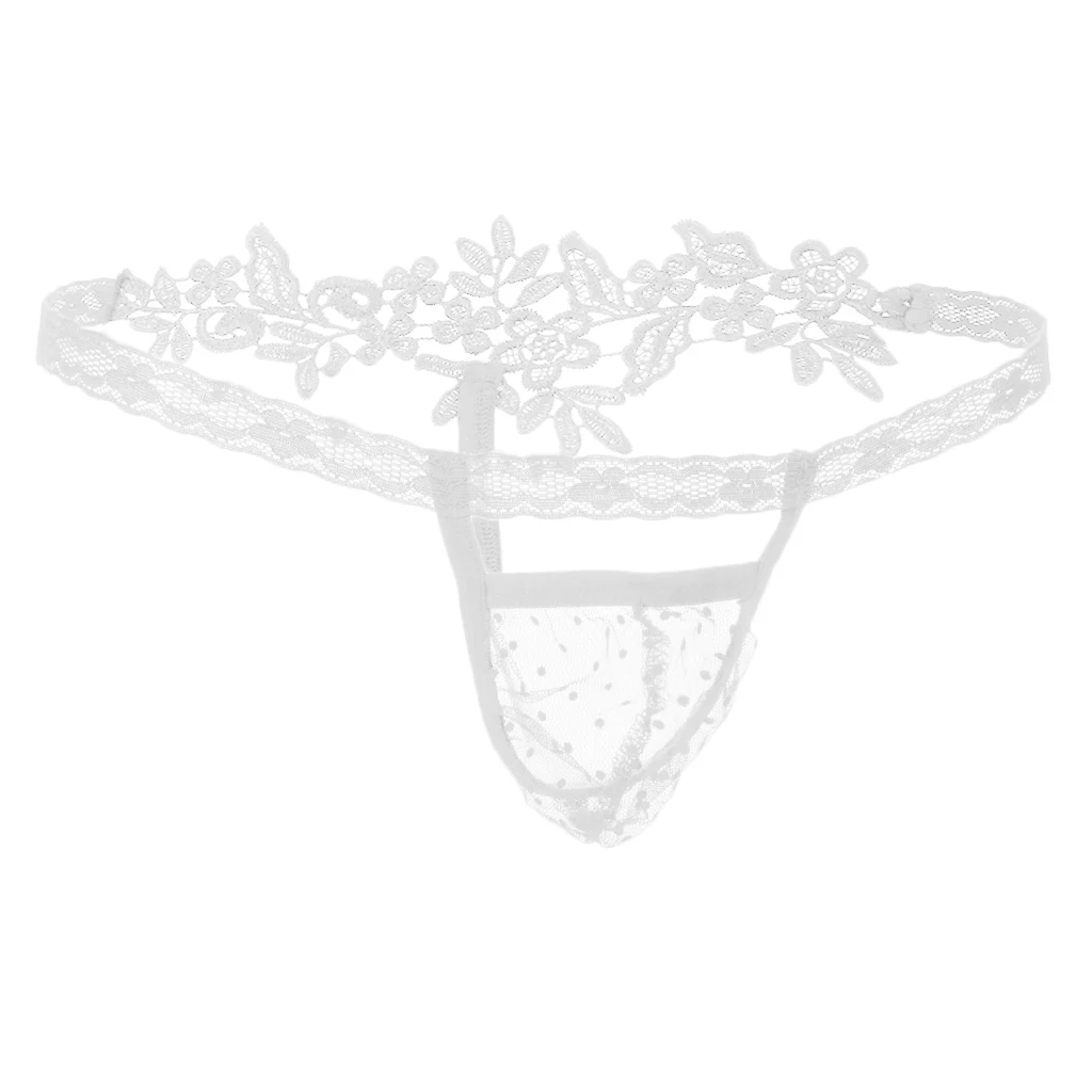 Men’s Sissy Lingerie Sheer Mesh Lace Floral Gay Underwear Pouch T-back Thongs Bikini Jockstrap Panty Briefs Underpants Men’s Sissy Lingerie Sheer Mesh Lace Floral Gay Underwear Pouch T-back Thongs Bikini Jockstrap Panty Briefs Underpants