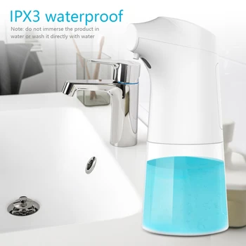 

350ml Fully Automatic Induction Soap Dispenser Touchless Bathroom Dispenser Infrared Smart Sensor Sterilizer Soap Dispenser