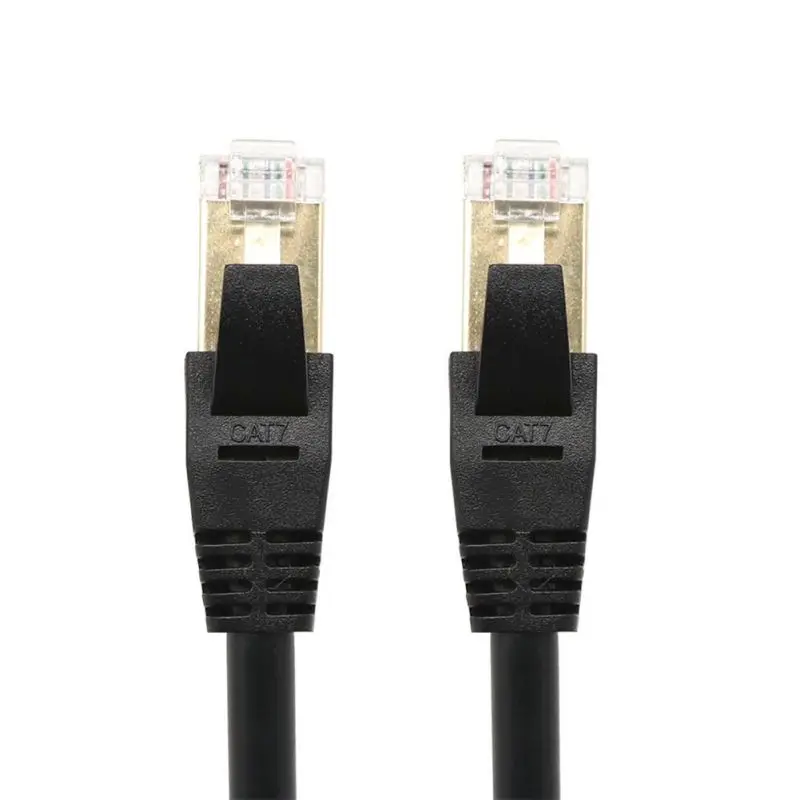 CAT7 Соединительный шнур плоский Ethernet RJ45 10 Гбит/с ультра-тонкий LAN Экранирование сети патч-кабель