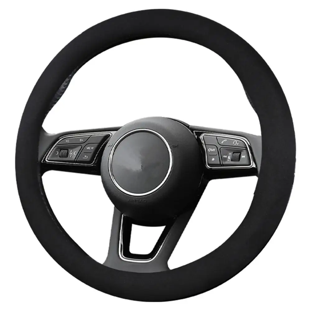 Автомобильный замшевые рулевого колеса Крышка для BMW X1 E84 F48 X2 F39 X3 E83 F25 G01 X4 F26 X5 E53 E70