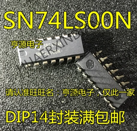 10 шт./лот Новинка SN74LS00N HD74LS00P 74LS00 DIP14 2 в