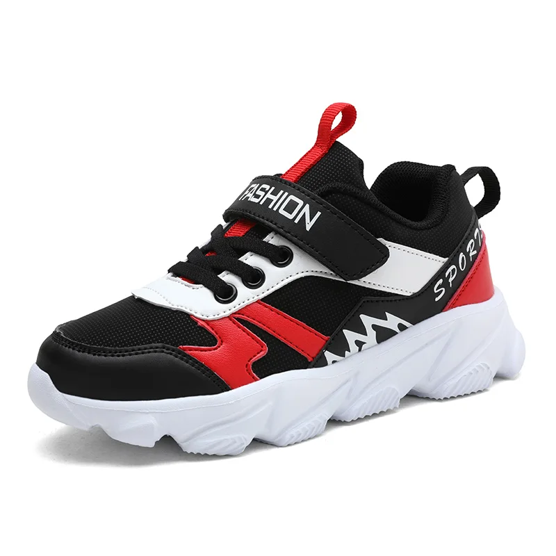 Super Cool Kids Boys Shoes For Sneakers Fashion Red Kids Boy Sport Shoes Outdoor Teenage Trainers Light Children Running Shoes