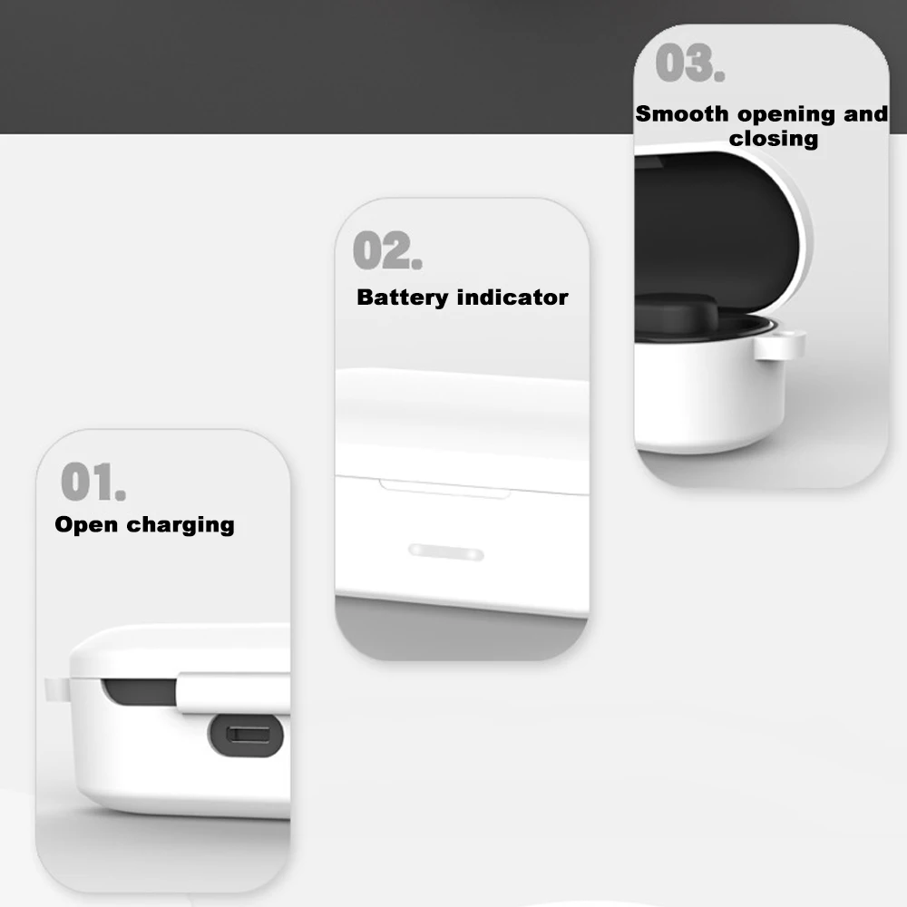 Силиконовый чехол для QCY T1/QS2, настоящие беспроводные Bluetooth наушники, Противоударные Защитные Сумки для QCY T1S 5,0, чехол, зарядная коробка