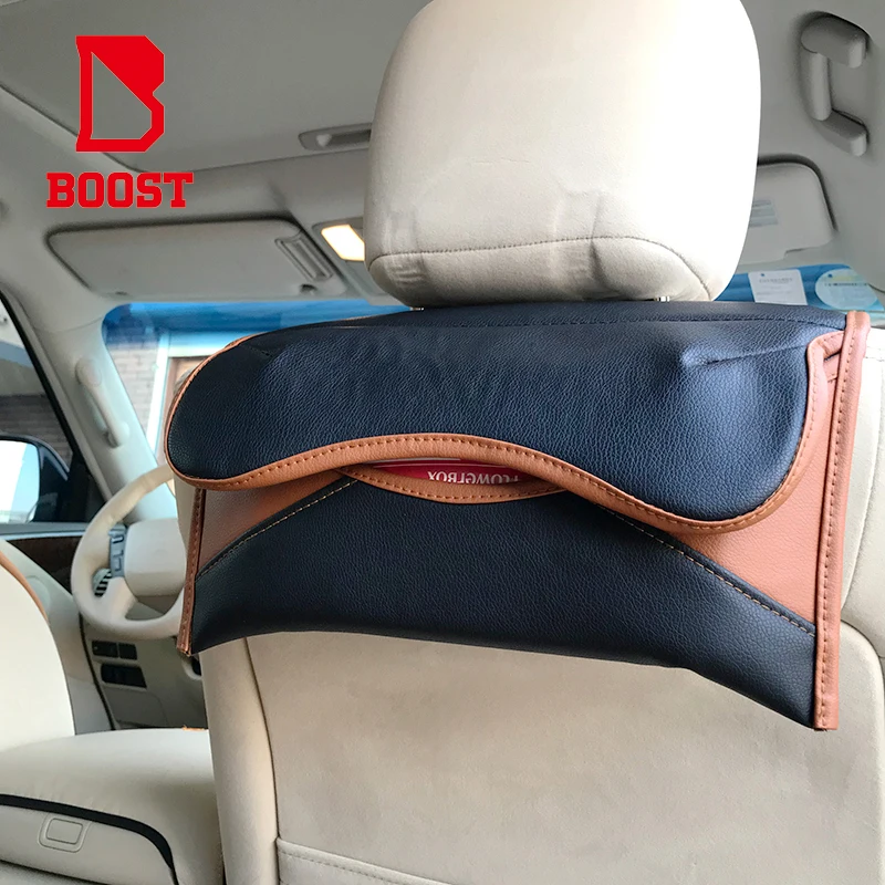 

BOOST Car Accessories Tissue Box Bags Seat Back-Hanging Paper Towel Receiving Bag