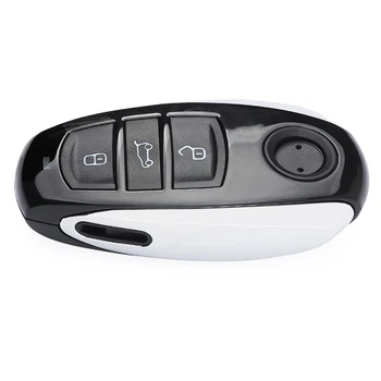 Keyforkess 315/ 433/ 868MHz PCF7945AC Chip 3 pulsanti di ricambio Smart Card portachiavi a distanza per Volkswagen Touareg 2010-2018 - KEYECU 315 433 868MHz PCF7945AC Chip 3 pulsanti di ricambio Smart Card portachiavi a distanza