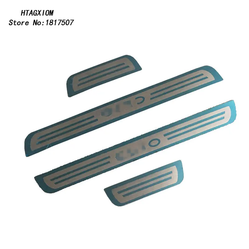 

Door Sill Scuff Plate Pedal Strip for Renault CLIO IV CLIO 4 2014 2015 2016 2017 2018 Stainless Steel Car Styling Accessories