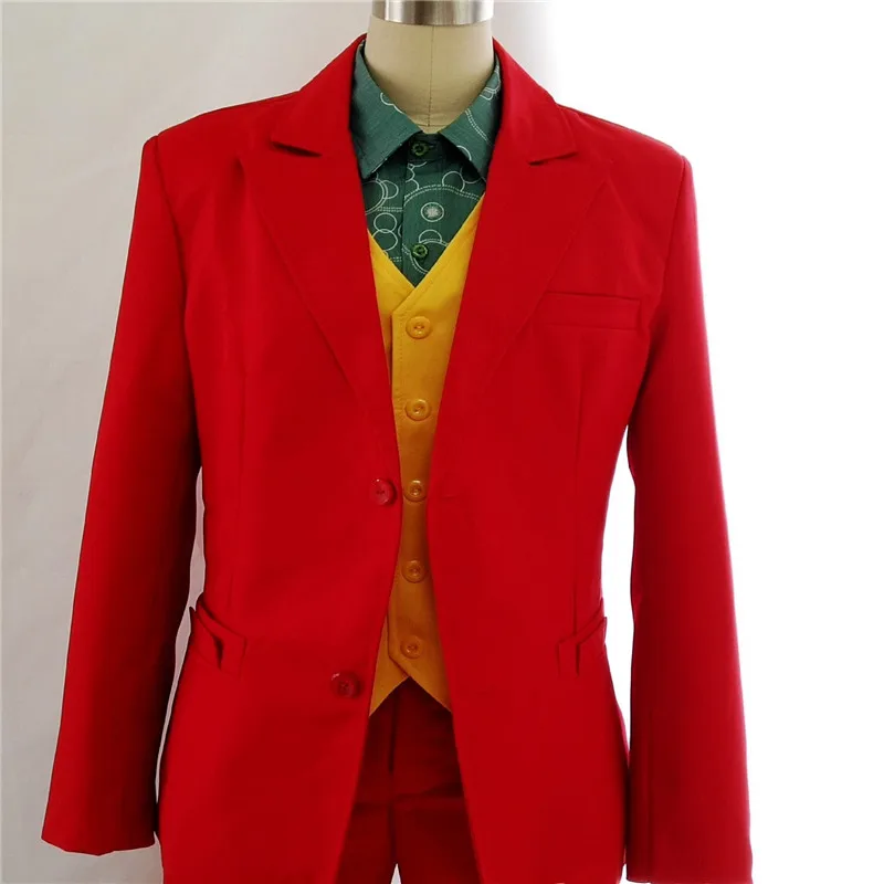 new cosplay Joker Joaquin Phoenix Character high quality clothing Halloween makeup party, male, female suit Cotton Suit