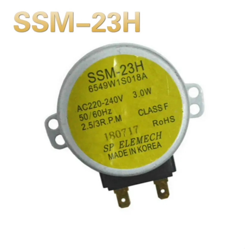 1pcs microwave oven tray synchronous motor SSM 23H 6549W1S018A for lg parts for microwave oven