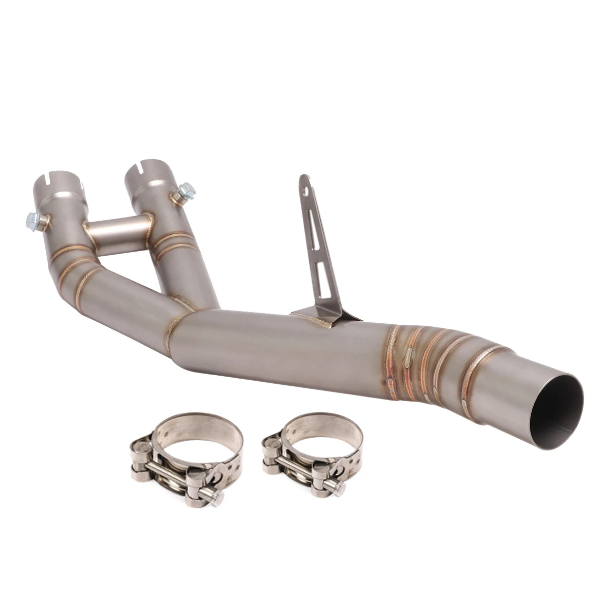 For Yamaha YZF R1 MT-10 2015 - 2021 Motorcycle Exhaust Escape Moto Titanium Alloy Mid Link Pipe Delete Silencer Modify Muffler - Image 3