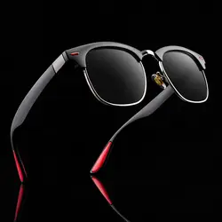 Новый дизайн Роскошные сверхлегкие поляризованные солнцезащитные очки для мужчин и женщин для вождения квадратный Стиль Солнцезащитные