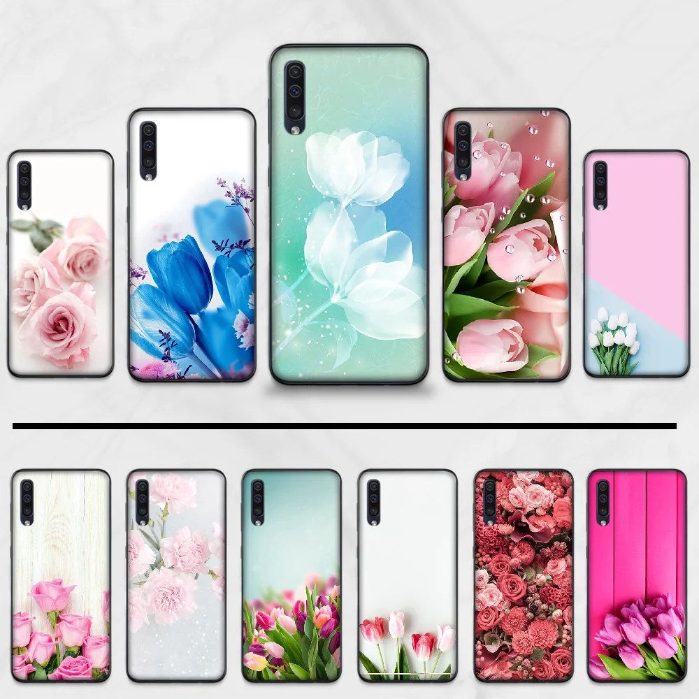 Чехол для Samsung Galaxy A 3 6 7 8 10 20 30 40 50 70 71 10S 20S 30S 50S PLUS черный мягкий | Мобильные телефоны