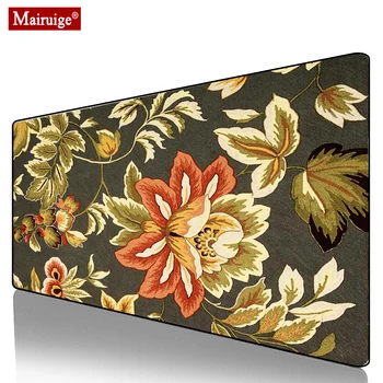 

Flower Vintage Persian Rug Mouse Pad XXL Gamer Desk Mat Large Keyboard Pad Computer PC Padmouse Gaming MousePad 90x40cm/80x30cm