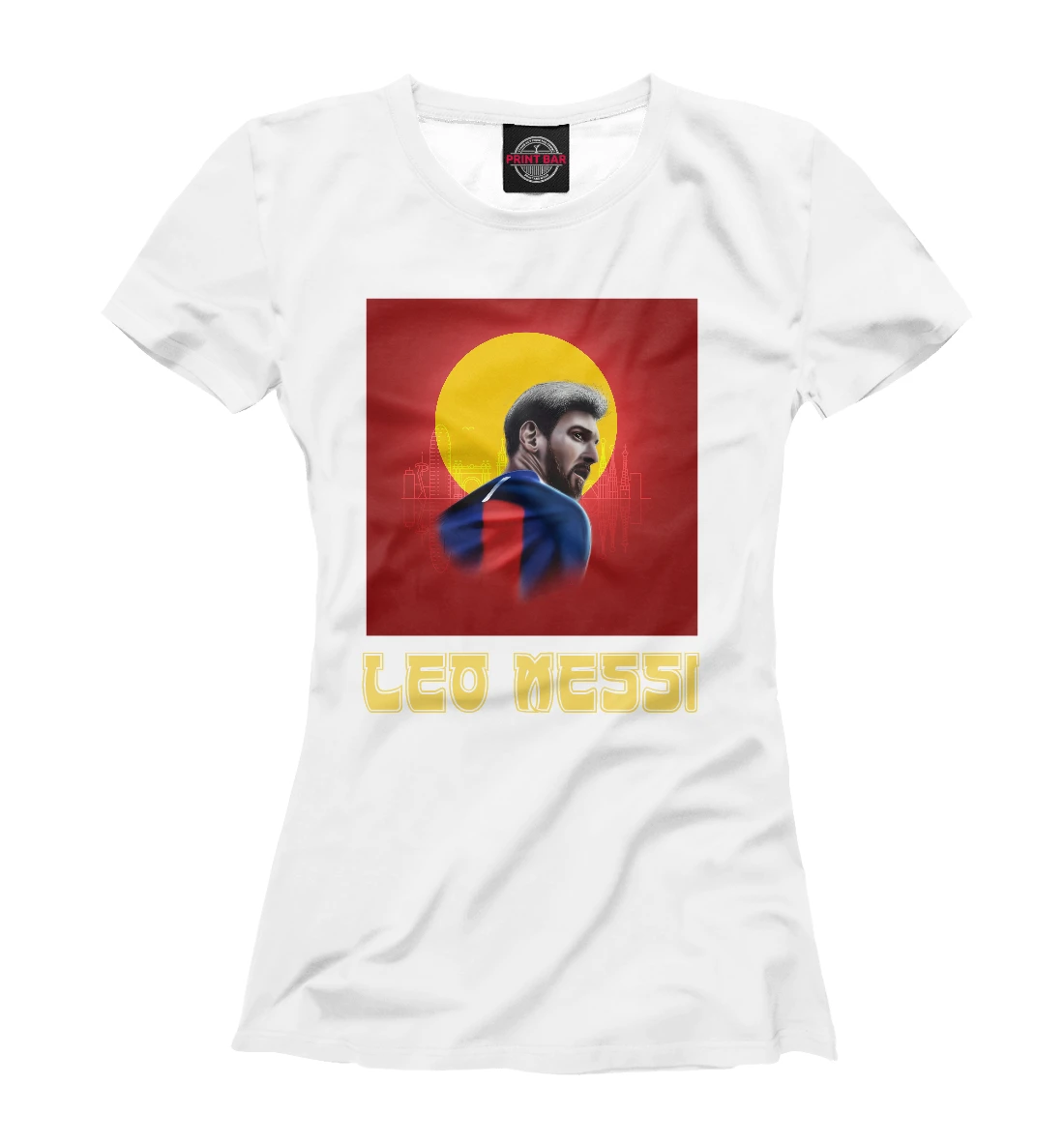 Футболка женская Lionel Messi (Футболисты) | Женская одежда