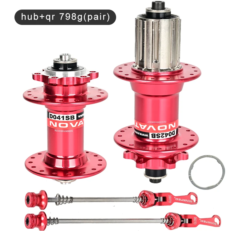 Novatec D041SB D042SB MTB Bike Hub Bicycle Mountain bearing Hubs Disc Brake Cassette Hub 28/32/36 Holes HG SX 8/9/10/11/12 Speed