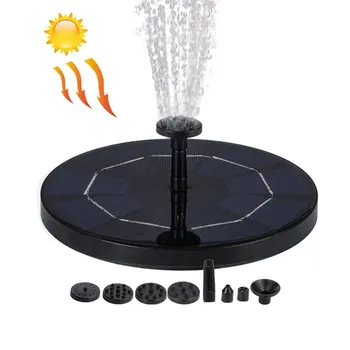 

2.7W Solar Water Pump Fountain Intelligent Solar Powered Fountain Pump Kit For Pool Garden Pond Watering Round Fountain Pump