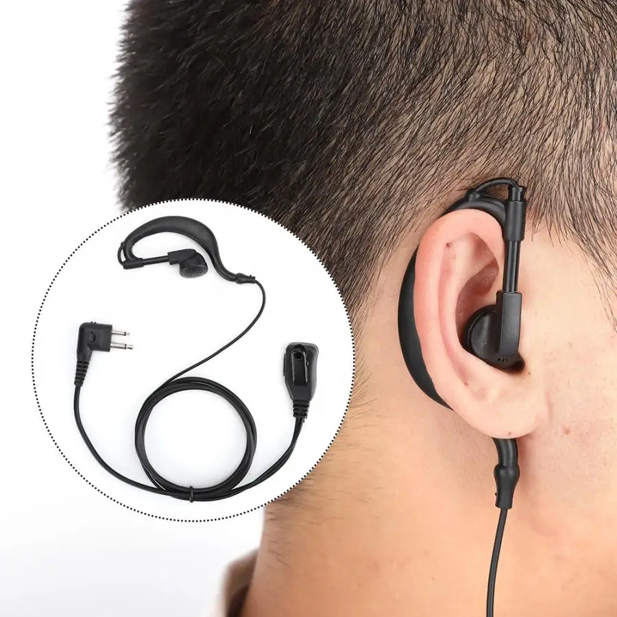Портативная рация ABS M Head 2 Pin Plug двухстороннее беспроводное радио наушники для портативной рации наушник подходит для Motorola