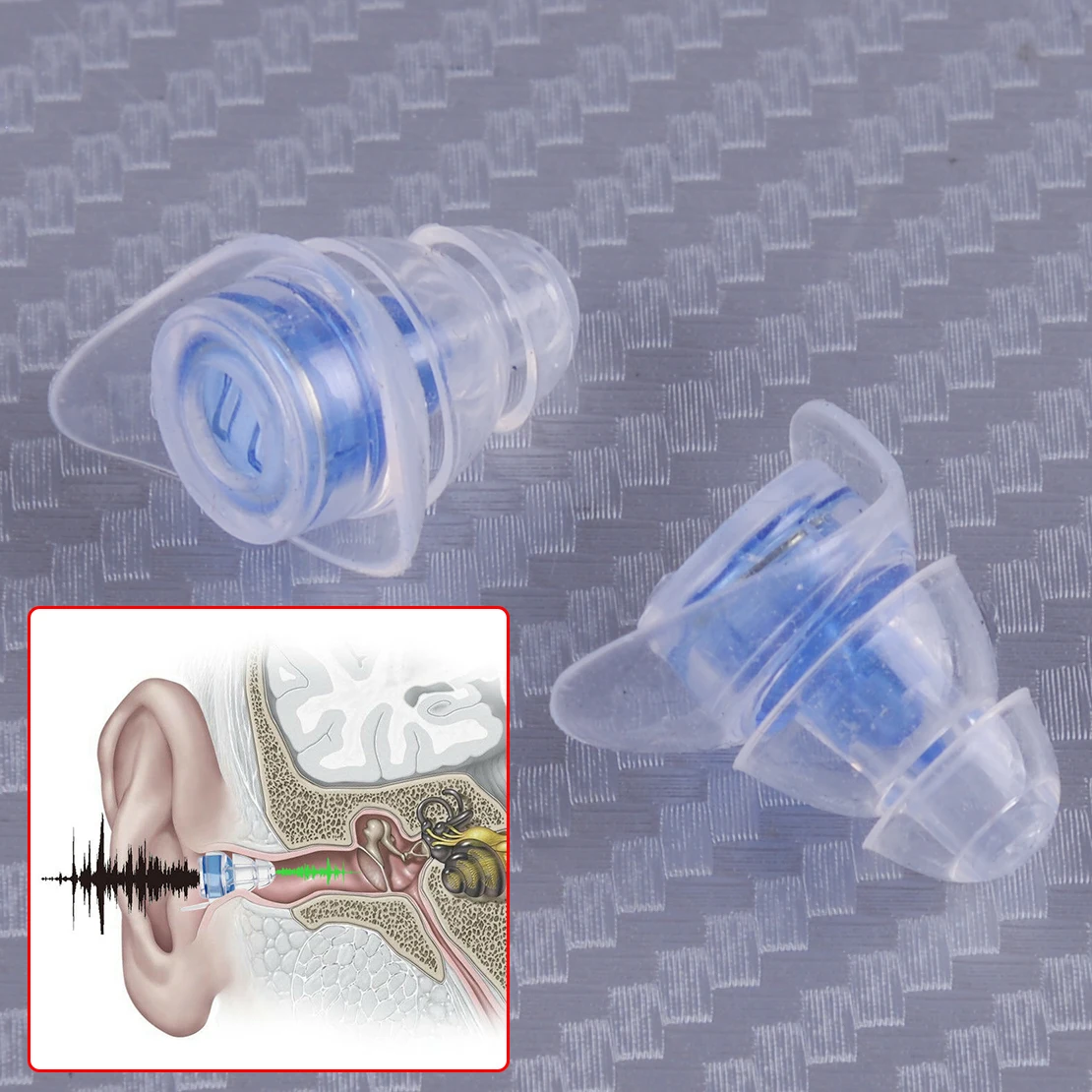 Noise Cancelling Earplugs for Concerts Musicians Motorcycles Hearing Protection