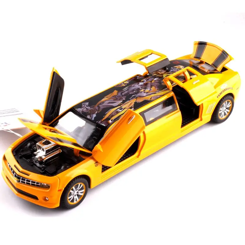 1/32 сплав удлиненная модель 23 см Длина спортивный автомобиль 6 с открывающимися