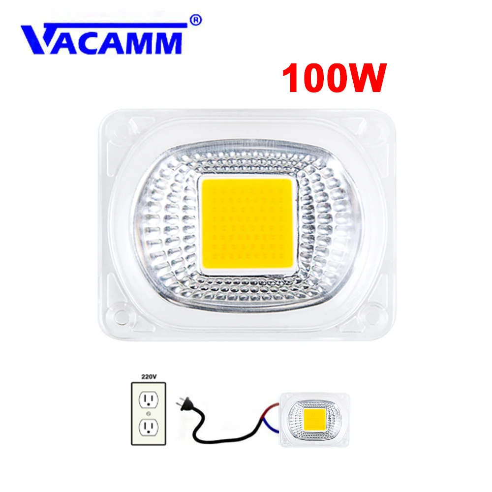 SMD COB светодиодный светильник Epistar Chip Beans лампа AC 220 В 110 точечный белый/теплый с