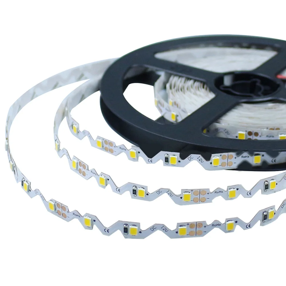 cheap S Shape LED Strip Light SMD 2835 DC12V 5M300LEDs Backlight Flexible Led Strip Outdoor Garden Lighting светодиодная лента
