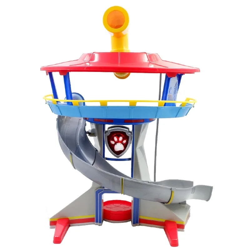 Paw Patrol автобусная смотровая башня с музыкальными фигурками patrulla canina paw patrol игрушки набор для детей подарки на день рождения